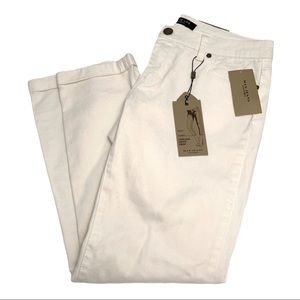 Max Jeans Carlisle Sassy Crop Winter White size 6